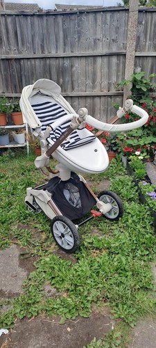 Hot momma 360 white - white, pushchair