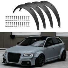 4x Car Fender Flares Extra Wide Body Kit Wheel Arches For Audi A3 A4 A5 S3 S4 TT