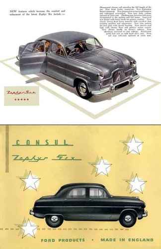 Ford consul zephyr six 1953 - ford,