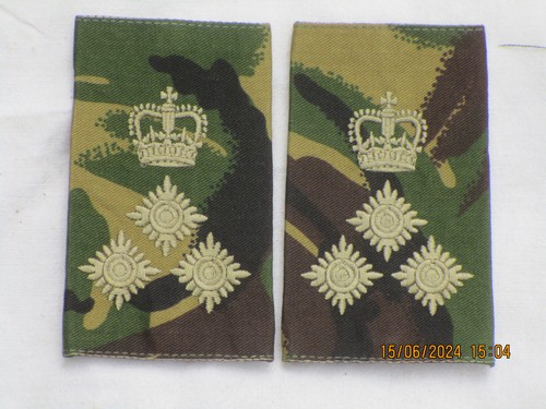 Brigadier rank slides dpm - brigadier,,