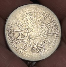 Charles II - Silver 1664 Crown