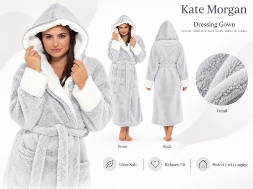 Ladies dressing gown soft - gown, &