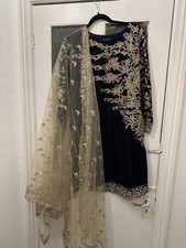 Pakistani Eid Navy Blue And