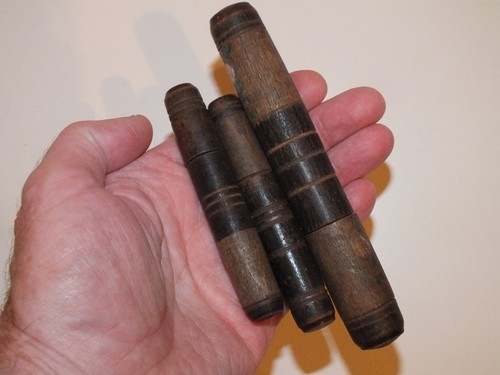 Antique sailmakers turned - 3x,