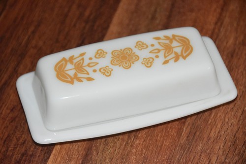 Vintage pyrex covered butter - pyrex,