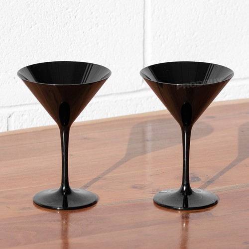 Set black plastic martini - set, of