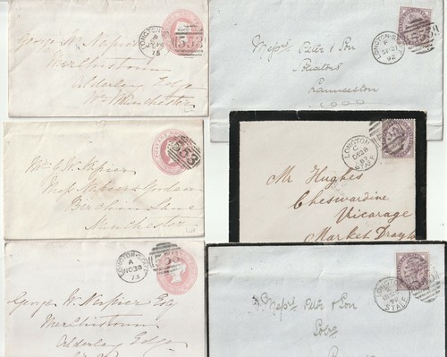 1859 numeral 553 5 - 1859/92,