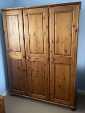 Ducal Victoria TRIPLE Wardrobe, double lockable. Collect SO40 7GF