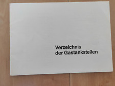 VW T25 / T3  Westfalia - Directory Of Gas Filling Stations EU - German - 1987