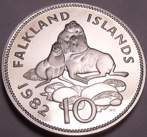Large rare proof falkland - rare,