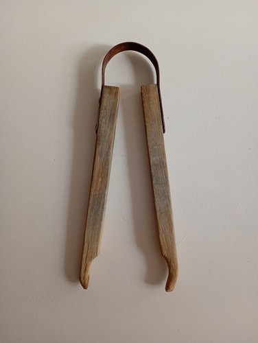 Vintage wooden wash tongs - wooden,