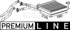 Mahle Interior heat exchanger