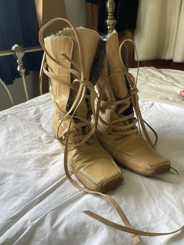 Women leather boots - leather,