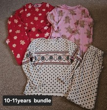Girls 10-11years Pjs Bundle X3