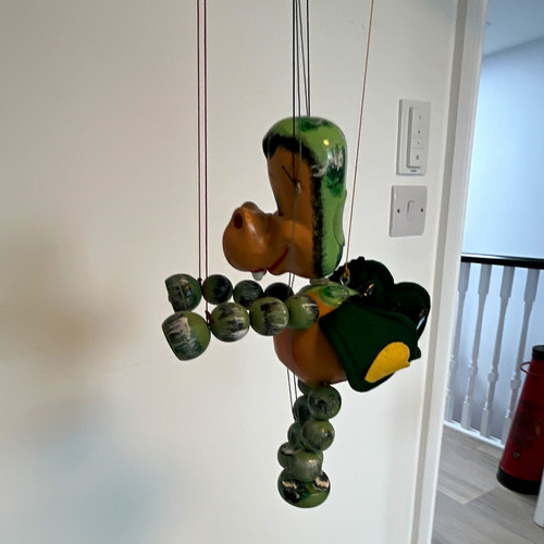 Vintage dragon marionette - vintage,
