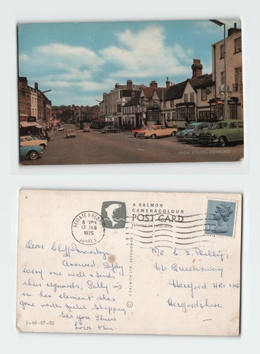 Vintage postcard high street - vintage,