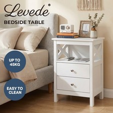 Levede Bedside Table Wood