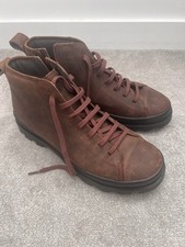 Men’s Camper Brutus Ankle Boot, Medium Brown, 9 UK