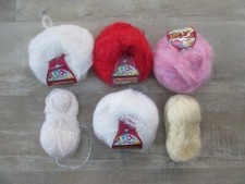 4 balls + 2 oddments Studley Pastiche Super Chunky mohair  knitting wool yarn