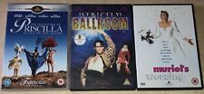 DVD job lot: 3 Australian Films - Strictly Ballroom, Priscilla, Muriel's Wedding