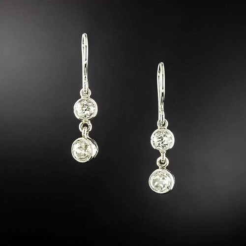 Antique art deco round cut - art, lab
