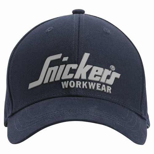 Snickers 9041 logo cap navy - snickers,