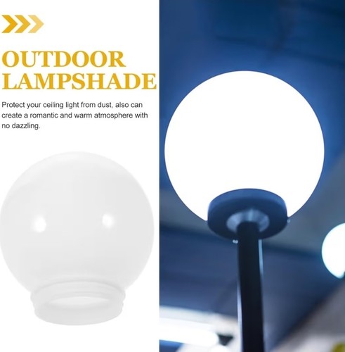 Post mount globe - globe, lamp