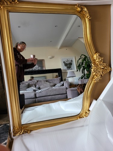 Large antique gold ornate - gold, wall