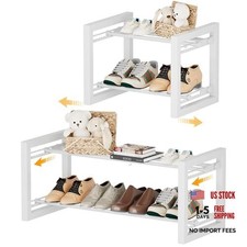  Expandable Shoe Rack, 2 Tier