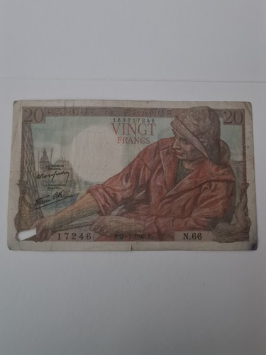 French francs banknote - french,