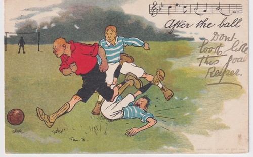 Tom browne football comic - football,