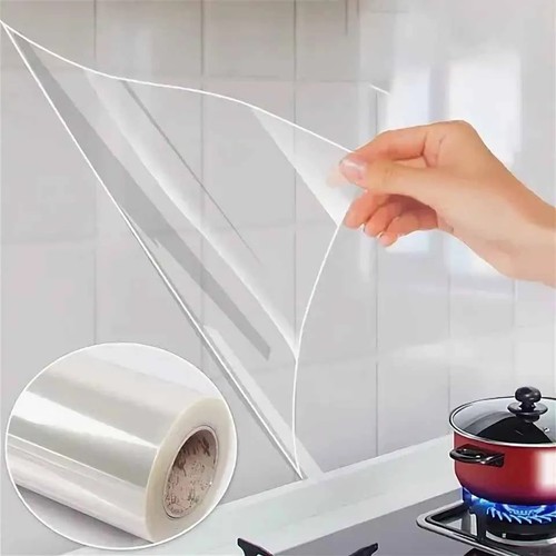 Transparent static cling - static, wall