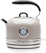 Haden Jersey Stainless Steel Kettle, 3000W, Rapid Boil Technology, Putty, 188830