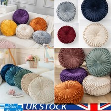 2x Round Pumpkin Cushion Soft