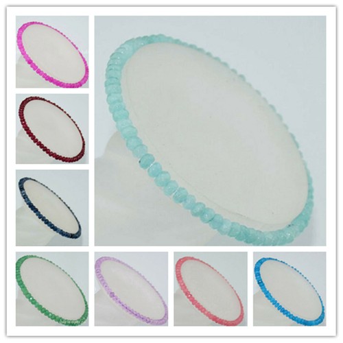 Faceted 2x4mm multicolor - faceted,
