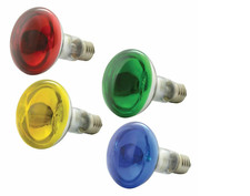 2x Vintage 75W R95 Coloured