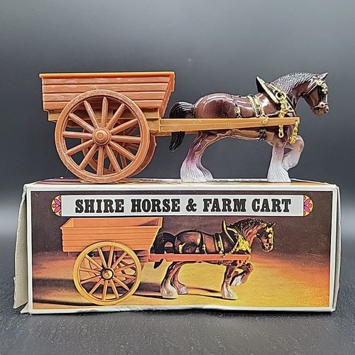 Vintage plastic shire horse - plastic,
