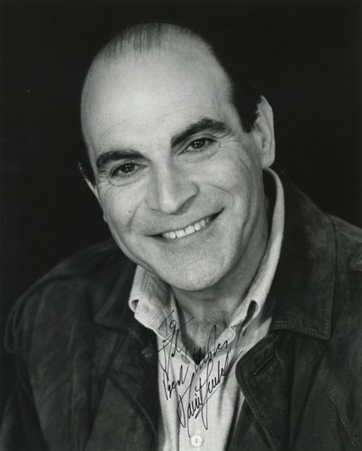 David suchet signed - suchet-,
