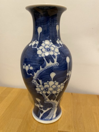 Vintage chinese blue white - vintage,