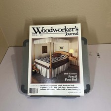 Woodworker's Journal Magazine Pencil Post Bed Sep/Oct 1988
