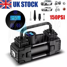 Heavy Duty 12V Electric Car Tyre Inflator 150PSI Bike Ball Air Compressor Pump