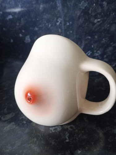 Vintage ceramic boob - vintage, novelty