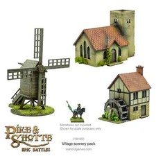 WARLORD GAMES - PIKE & SHOTTE EPIC BATTLES - VILLAGE SCENERY PACK