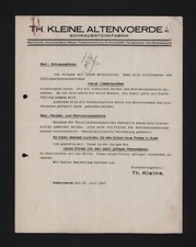 Altenvoerde, Letter 1927, Th