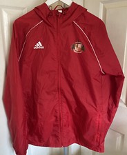 Sunderland AFC Red Adidas Football Training Windbreaker Jacket 2019/2020 - Med