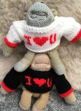 Hand knitted for pg tips