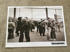 Original V2 Promo Poster Stereophonics Performance And Cocktails NOT AD