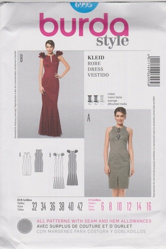Sewing pattern dress - sewing, (in