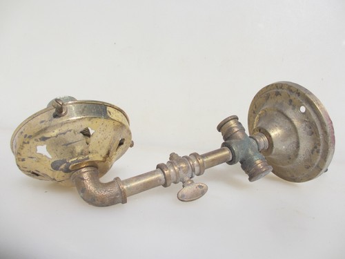 Vintage brass wall light - wall,