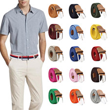Men's Woven Stretch Belt Women